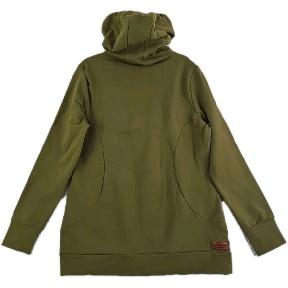 Alaskan Apparel ~Men's Size XXXL~ Olive Green Zip-Up Hoodie Sweatshirt NWOT. - Picture 6 of 12